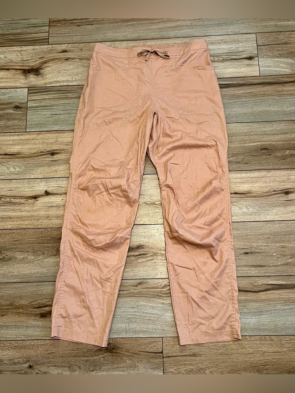 Patagonia Hemp Blend Pull-On Pants Men’s Size 35 Salmon Tan Casual Outdoor